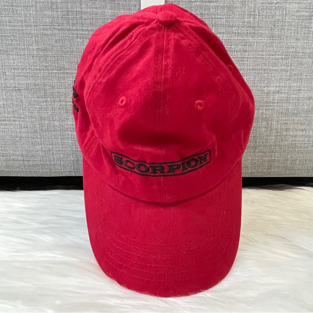 Drake Scorpion North America Tour 2018 Concert Merch Red Embroidered Dad Hat